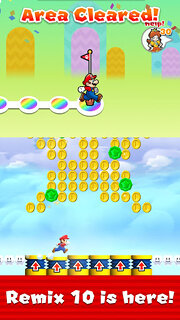 Snímek obrazovky aplikace Super Mario Run