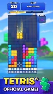 Snímek obrazovky aplikace Tetris®