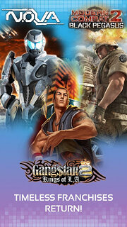 Snímek obrazovky aplikace Gameloft Classics