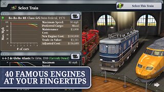 Snímek obrazovky aplikace Sid Meier's Railroads!