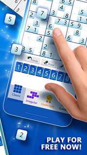 Snímek obrazovky aplikace Microsoft Sudoku