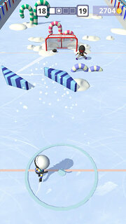 Snímek obrazovky aplikace Happy Hockey