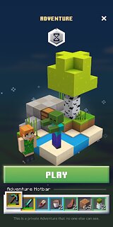 Snímek obrazovky aplikace Minecraft Earth