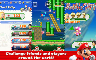 Snímek obrazovky aplikace Super Mario Run