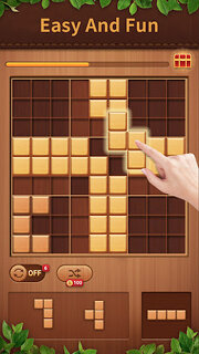 Snímek obrazovky aplikace Dřevěné blokové sudoku